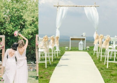 La cérémonie laïque de Mélanie et Marion